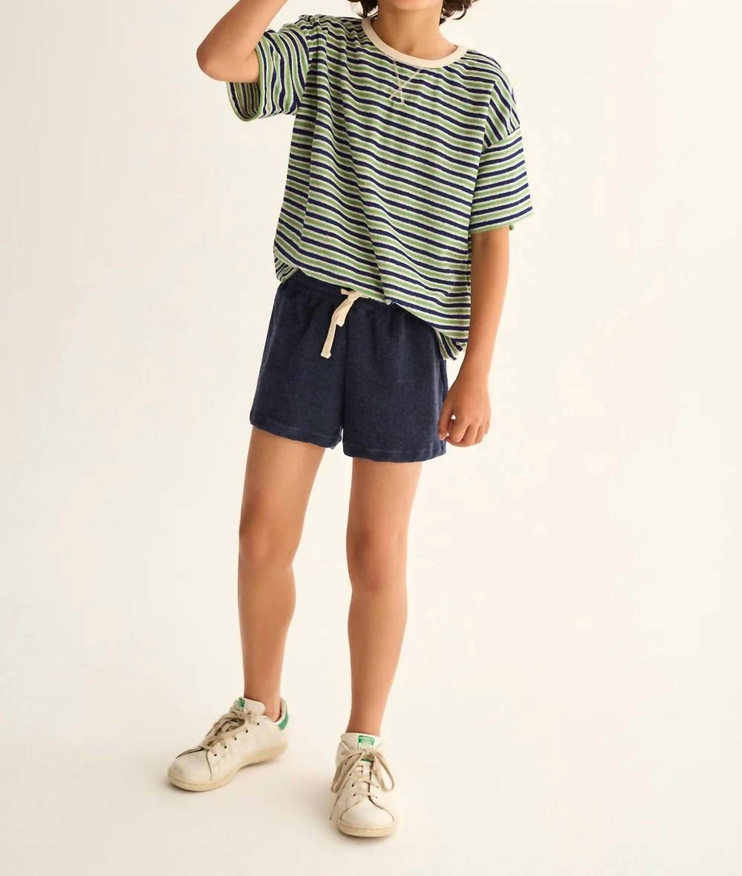 Enea Striped Terry T-shirt