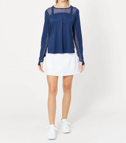 Essential Back Pleat Skirt