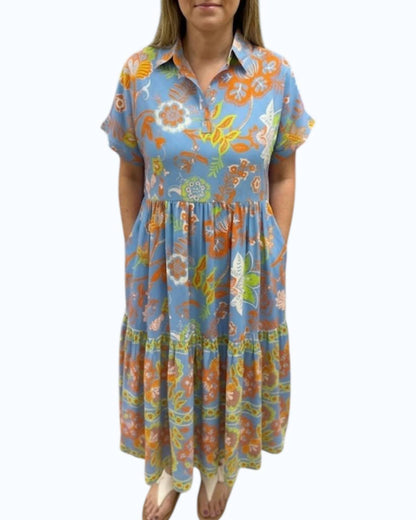 Botanical Oasis Maxi Dress