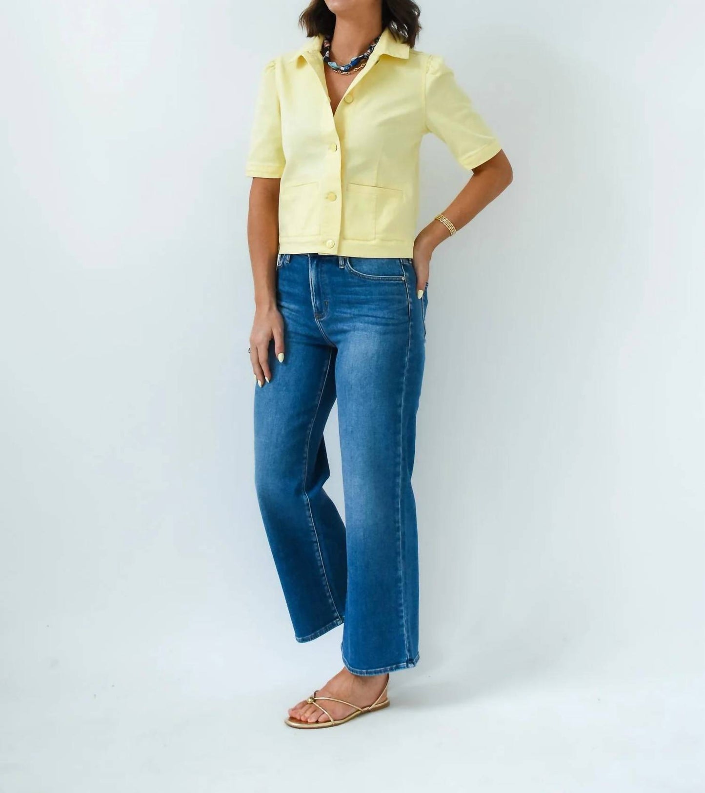 Lemon Drop Denim Jacket