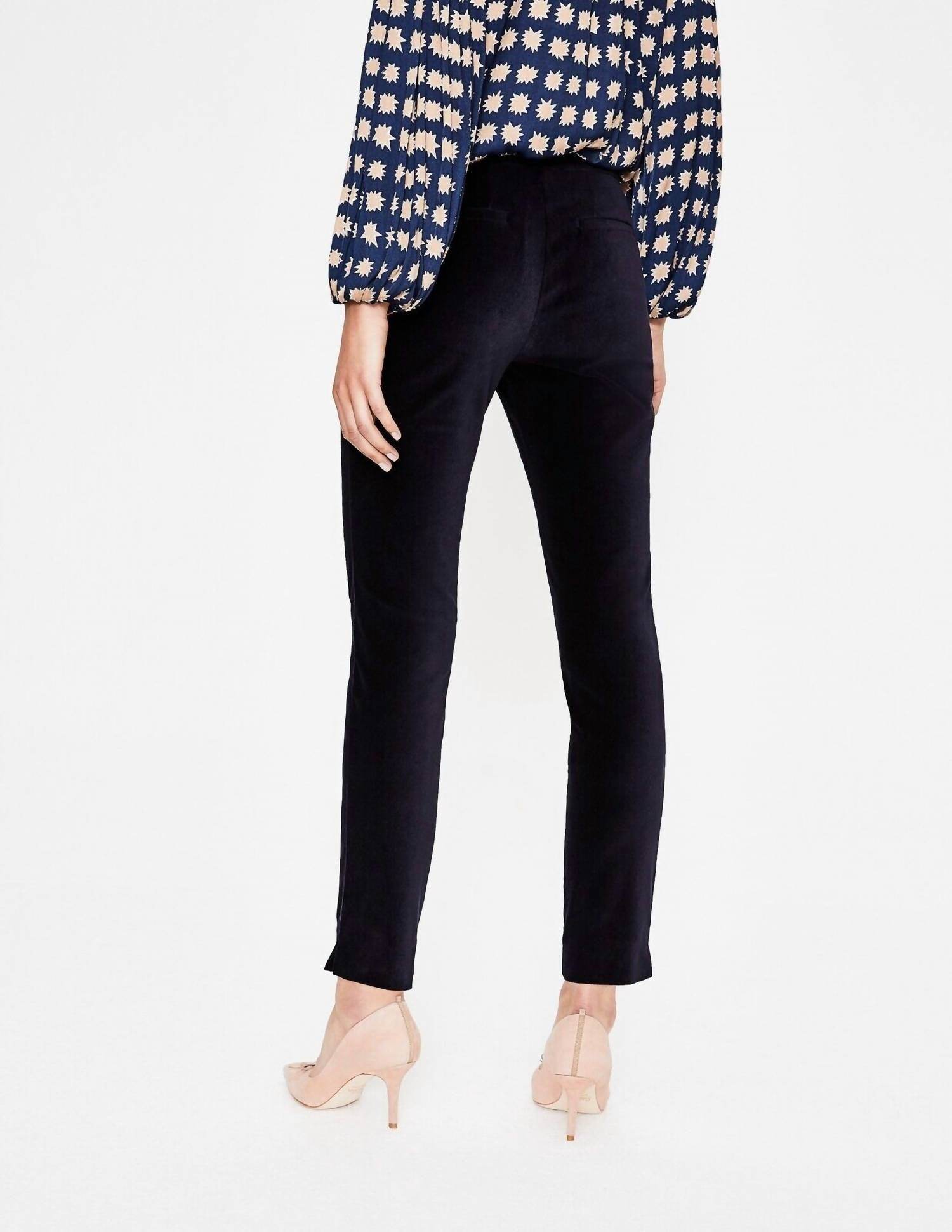 Boden - Velvet Straight Leg Ankle Pants - Rack Hunt -