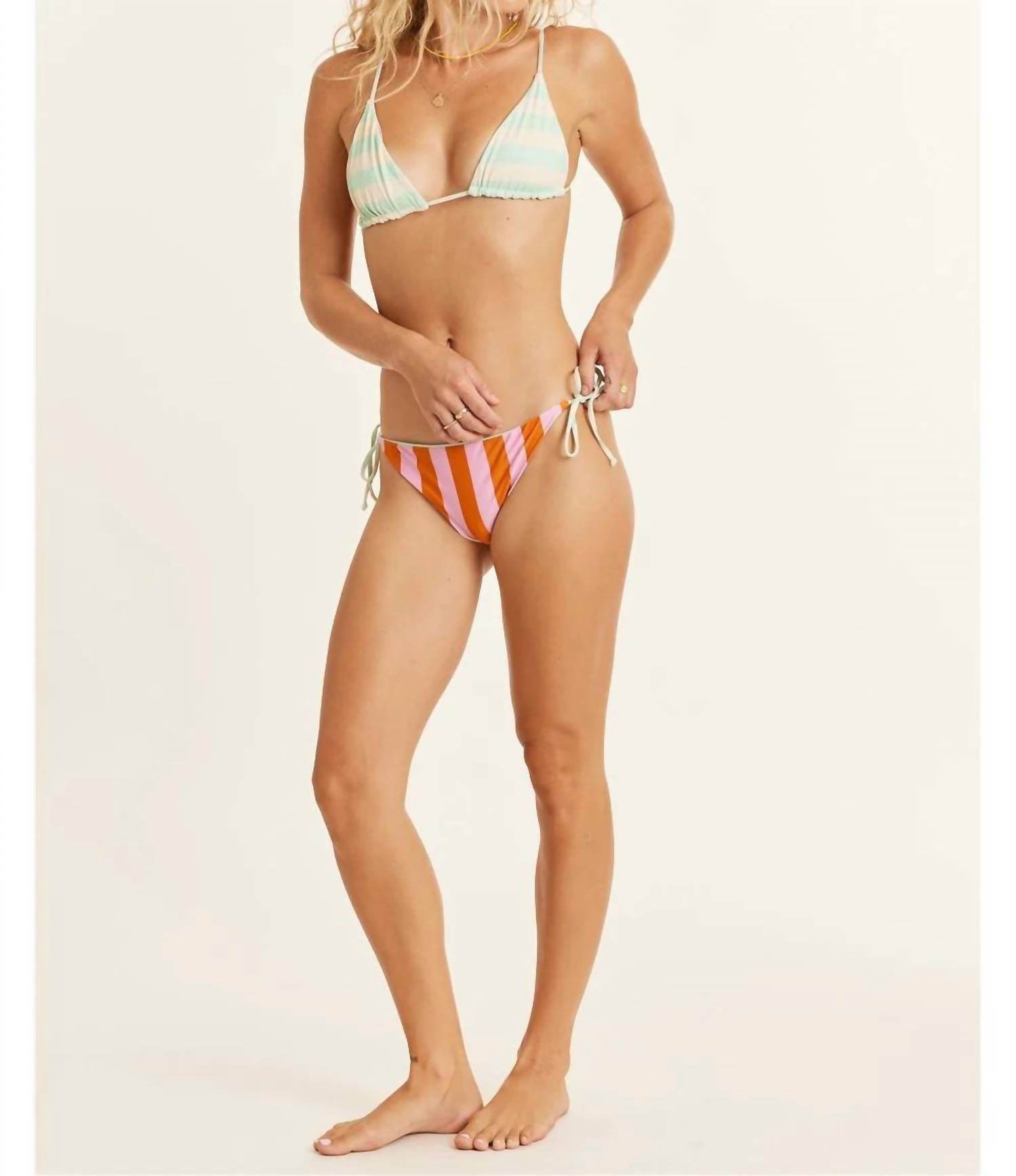 Sisstrevolution - Chasing Tides Reversible Triangle Bikini Top - Rack Hunt -