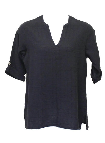 Ezze Wear - Women's Dotty Gauze Cotton Teah Top - Rack Hunt