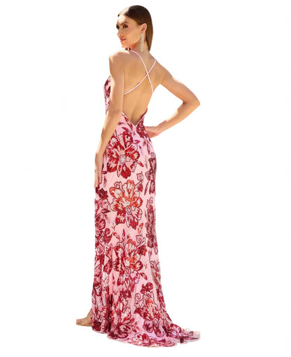 Long Sequin Prom Dress