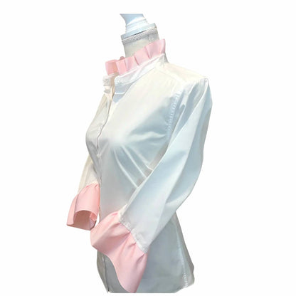 Women's Barbara Ann Ribbon Trim Shirt