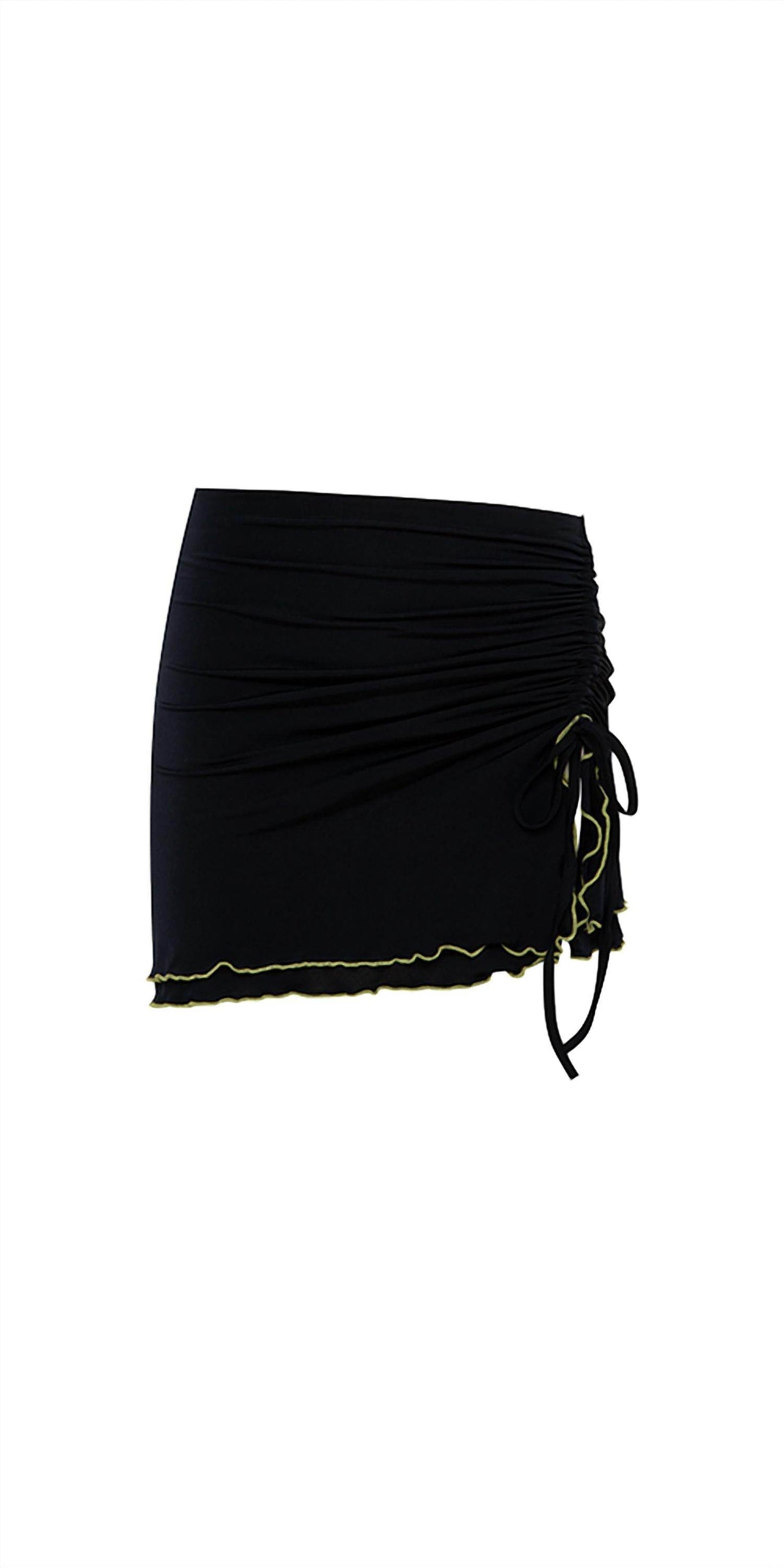 SIEDRÉS - Nila Ruched Jersey Mini Skirt - Rack Hunt -