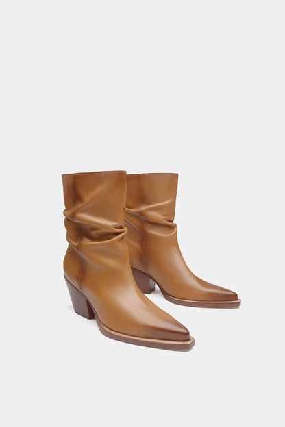Dante Shoes - Women's Soft Leather Ankle Boots - Rack Hunt