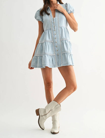 Taylor Denim Mini Dress