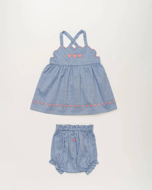 Baby Alice Dress & Bloomer