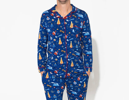 Men's The Polar Express Bamboo Pajama Set