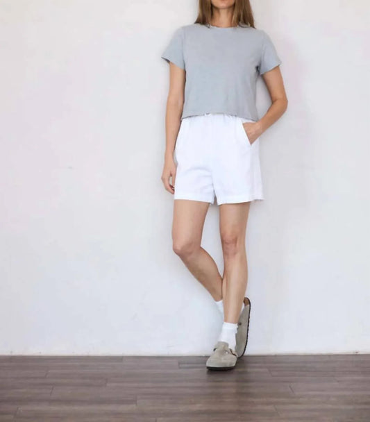 It is well L.A. - Round Neck Short Sleeves Crop Tee - Rack Hunt