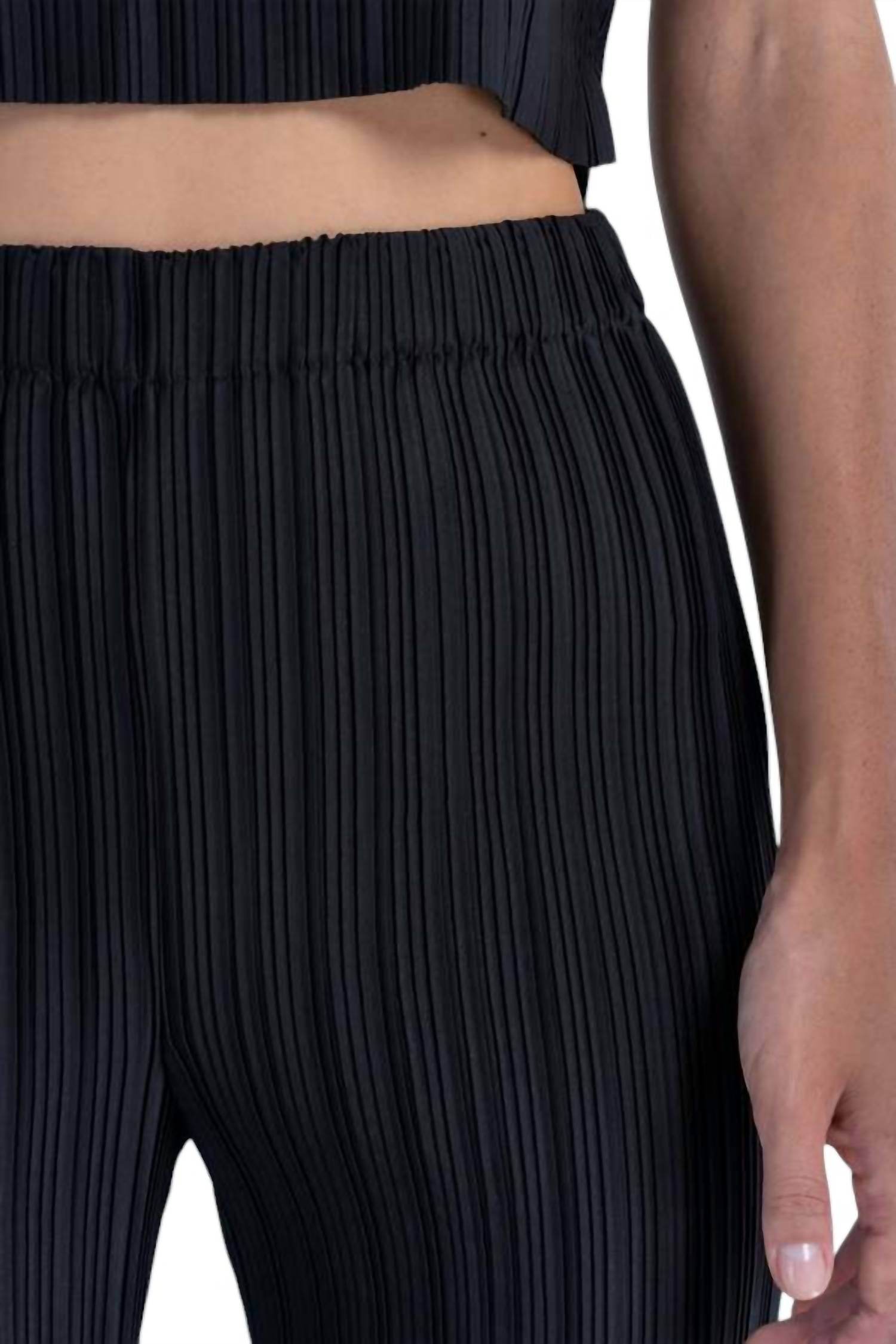 Arthur Apparel - Box Pleat Flare Pants - Rack Hunt