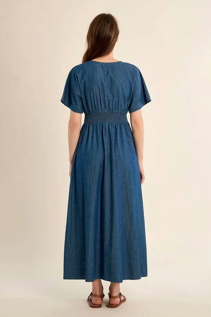 Denim Maxi Dress