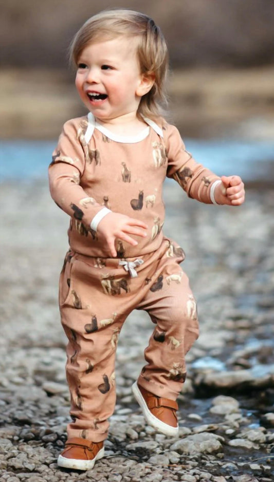 Kid's Alpaca Organic Cotton Jogger Pants
