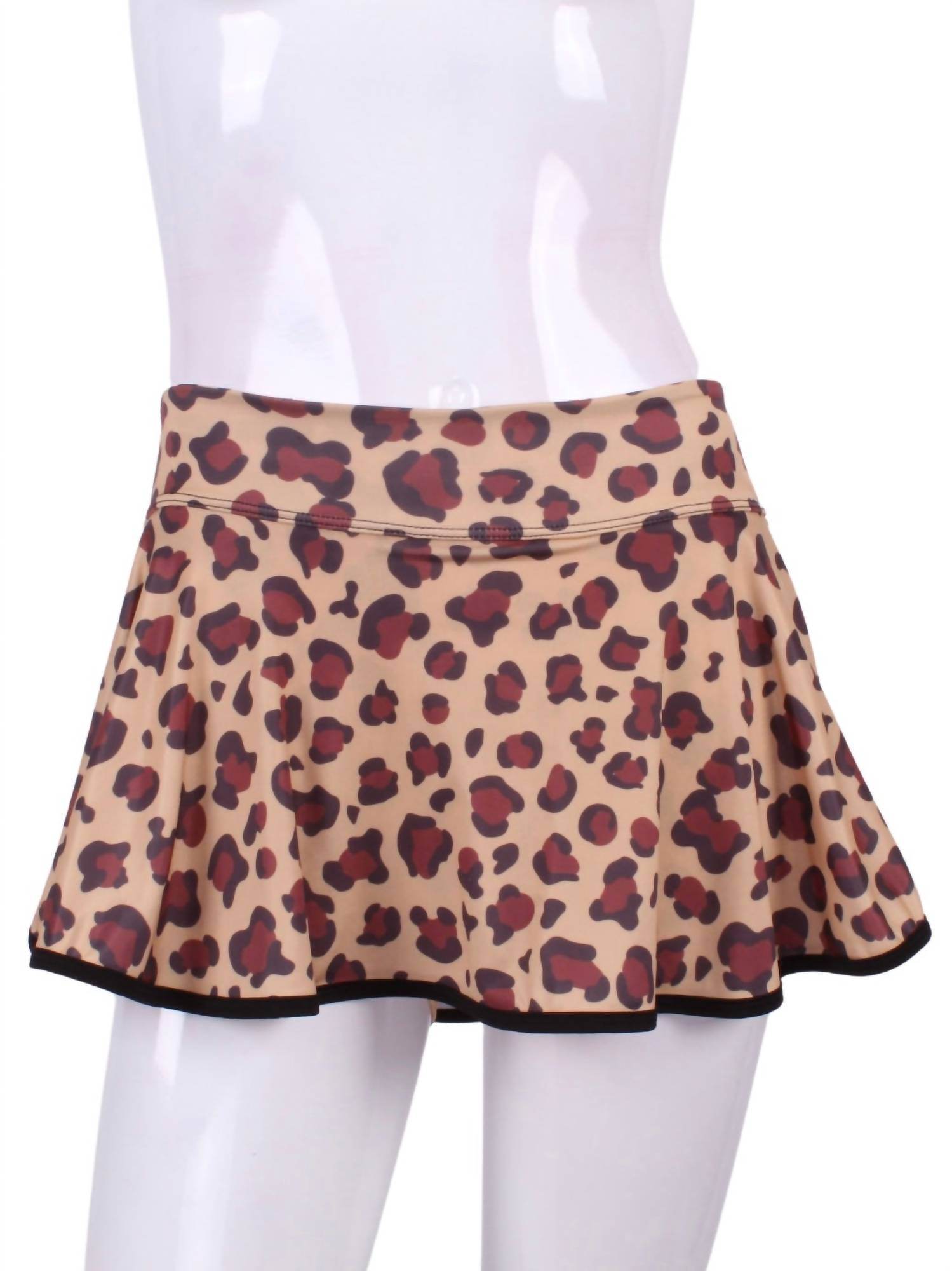 Love Love Tennis - Women's Leopard Love O Tennis Skirt - Rack Hunt