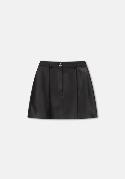 Rudens Leather Mini Skirt