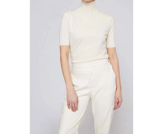 Amanda Maria - 3/4 Modal Turtleneck Top - Rack Hunt