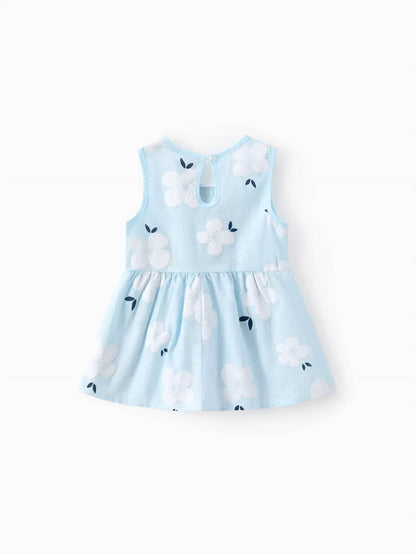 Kid's Peter Pan Collar Floral Dress