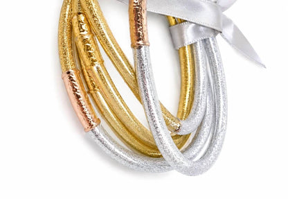 Women's Sparkle Jelly Bracelet Set