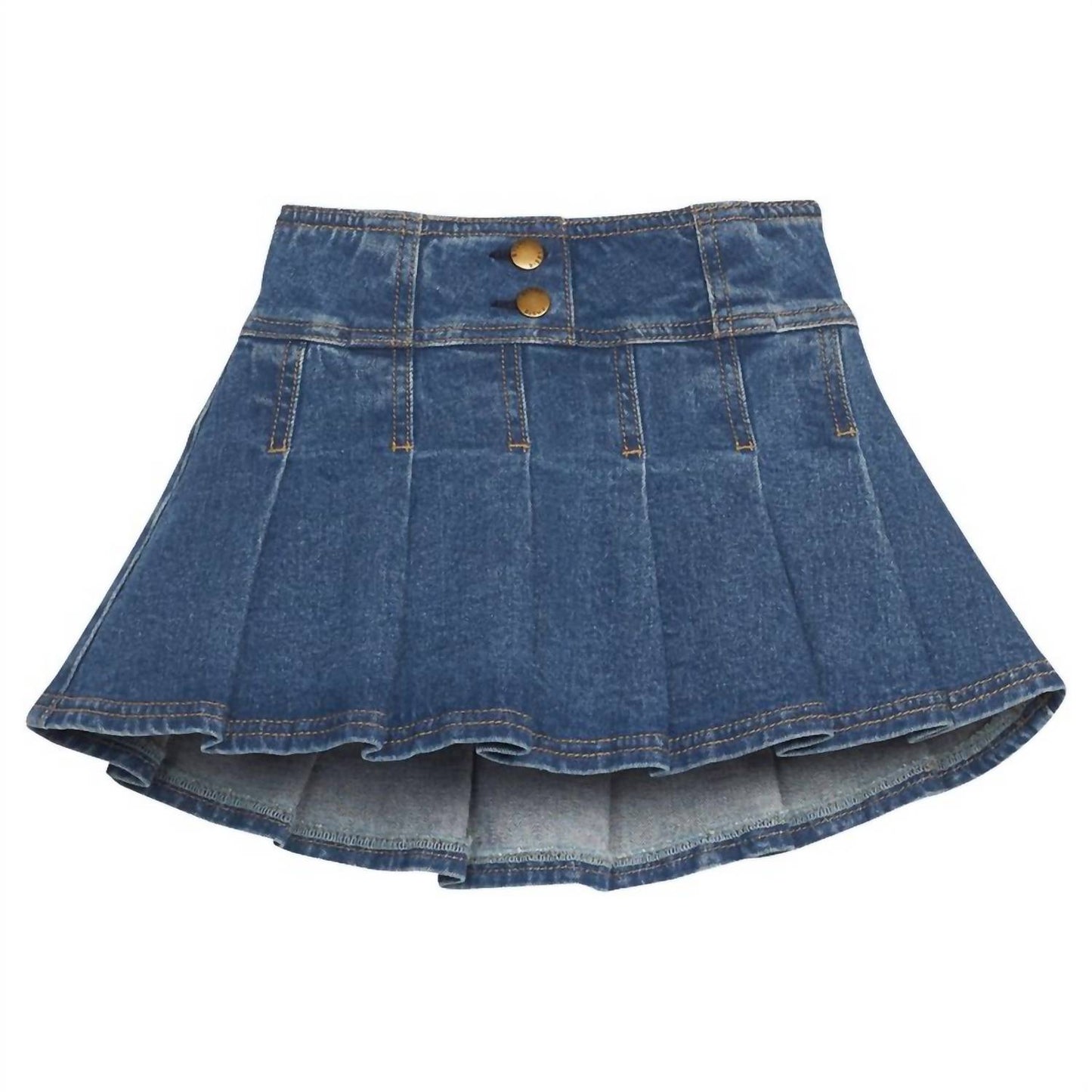 Kid's Pleated Mini Skirt