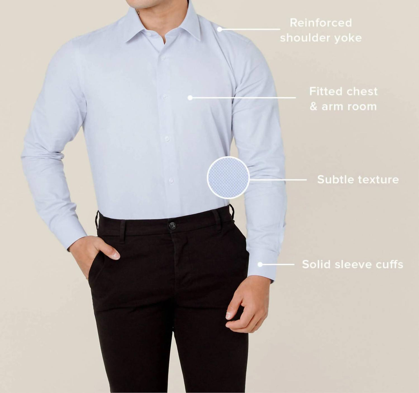 Men's Porter Standard Fit Dress Shirt