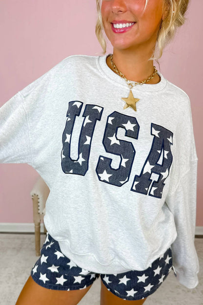 Party In The Usa Crewneck Top