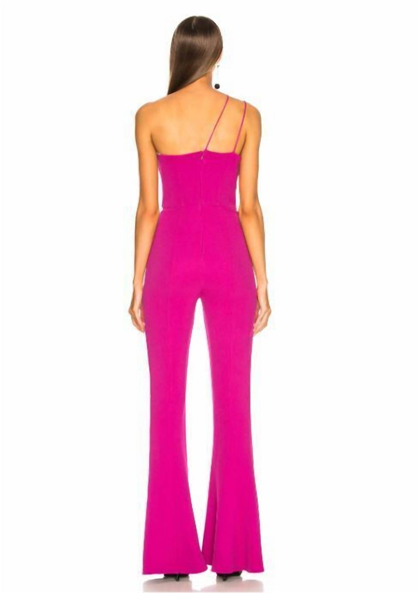 Cushnie et Ochs - Nikkita One Shoulder Flared Leg Jumpsuit - Rack Hunt -