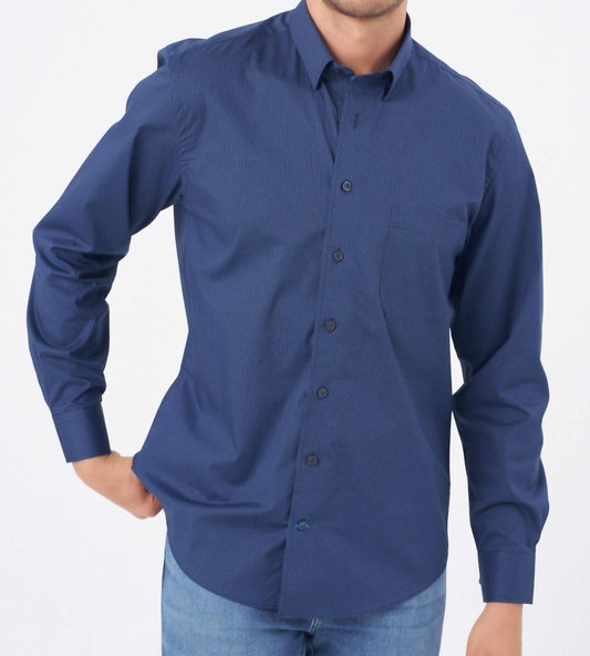 Printed Circle Cotton Sport Shirt
