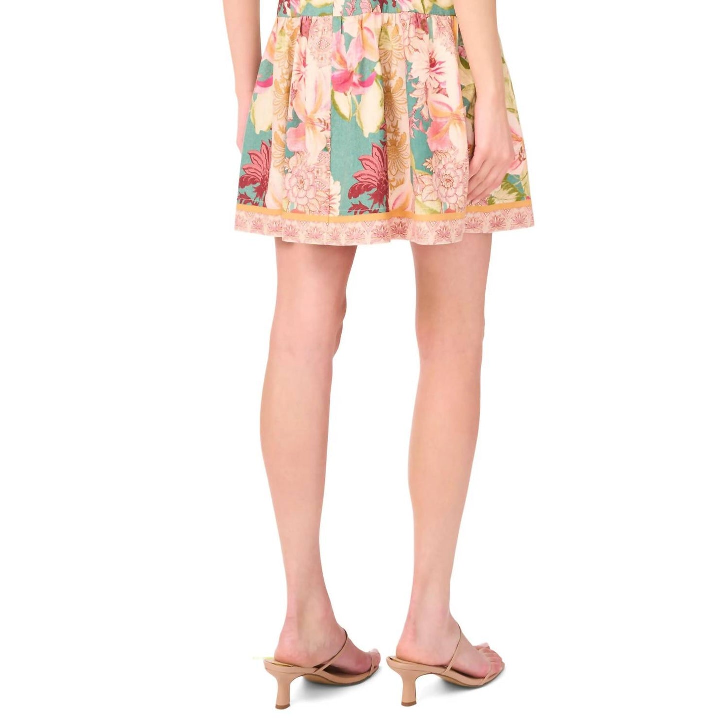 Sleeveless Square-neck Dress