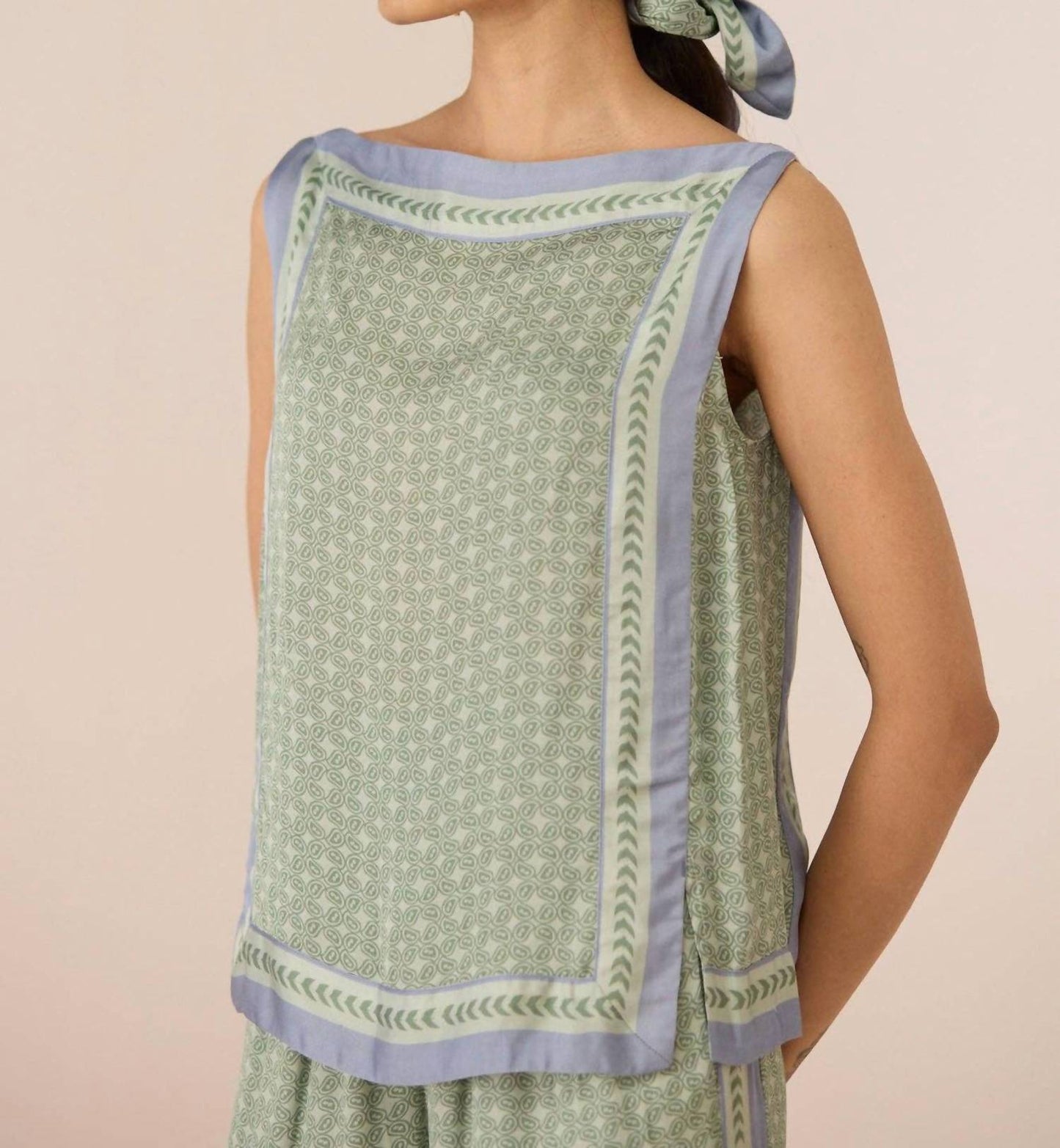 Handkerchief Print Top