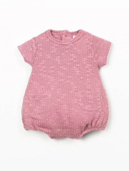Girls Jersey Bubble Romper