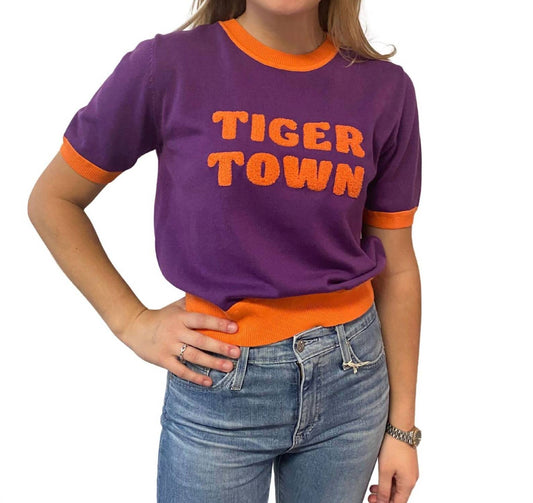 Tiger Town Short Sleeve Top