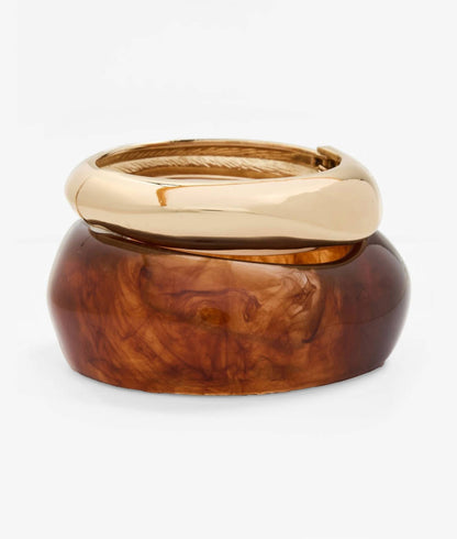 Tortoise Bangle Bracelet Set