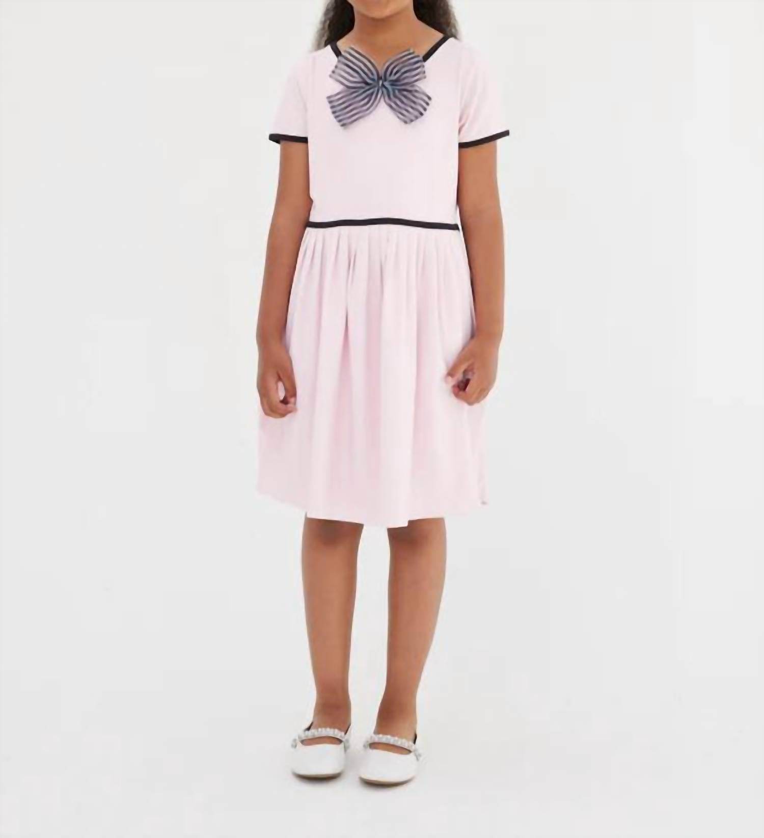 Sasha+Z - Bow Front Pink Dress - Rack Hunt -