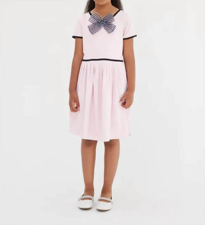 Sasha+Z - Bow Front Pink Dress - Rack Hunt