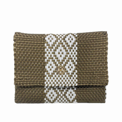 Women's Woven Long Braided Strap Crossbody Bag
