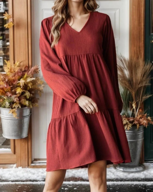 Heimish USA - Puff Sleeve Tiered Dress - Rack Hunt