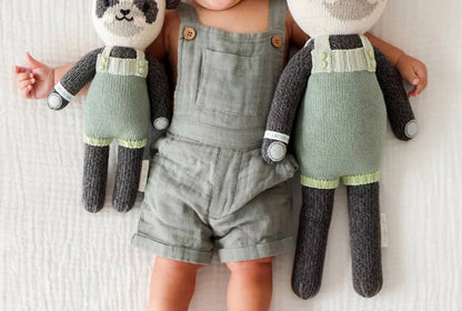 Kids Paxton The Panda Hand Knit Doll