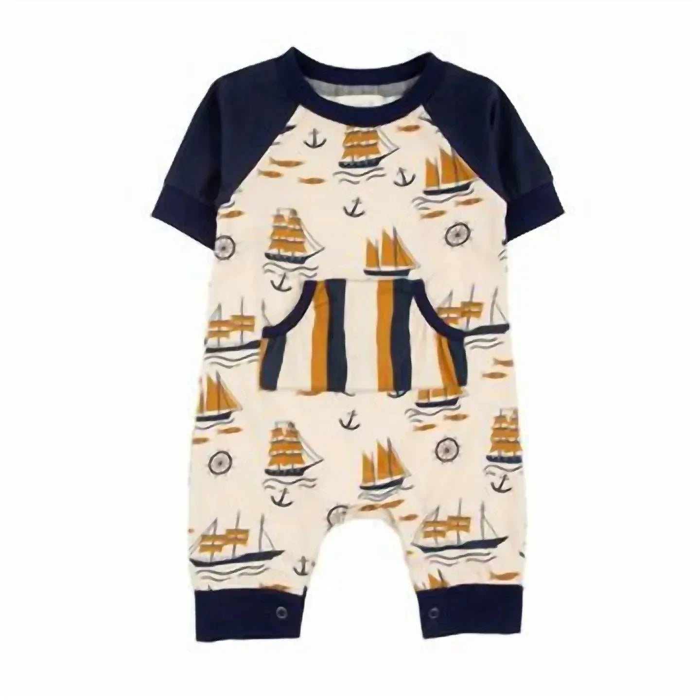 Miki Miette - Baby's Henry Ahoy Romper - Rack Hunt