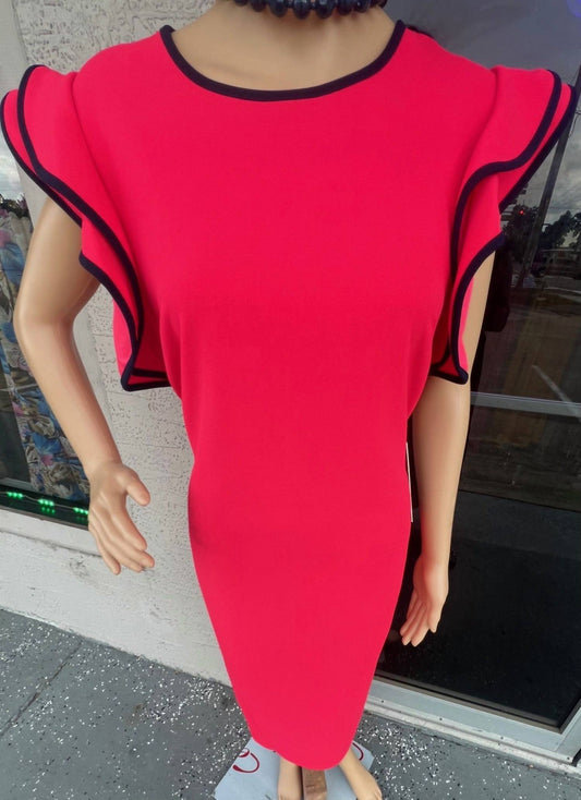 Women's Flare Sleeve Dress
