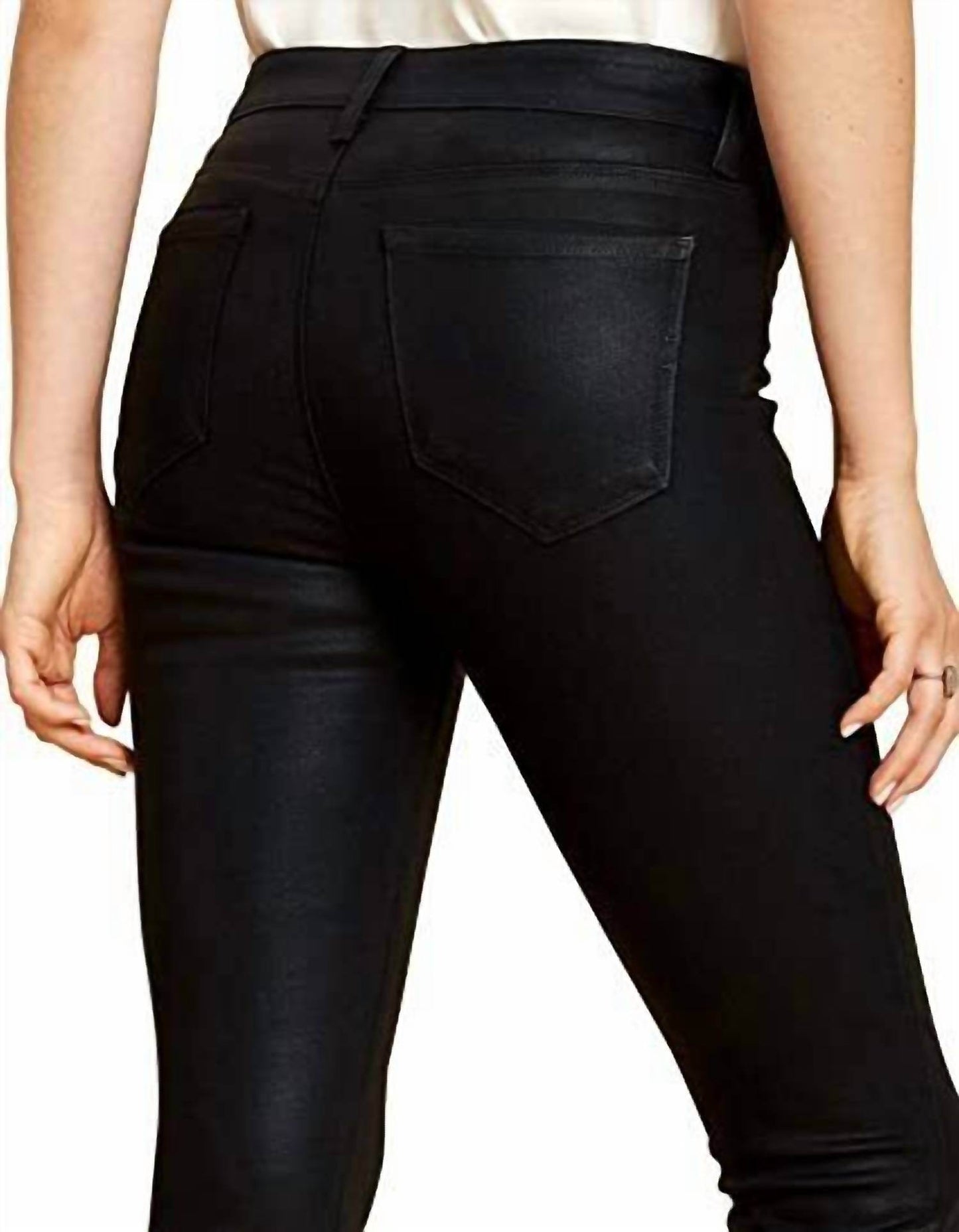 Genetic - Bobby Iris High Rise Stretch Coated Jeans - Rack Hunt -