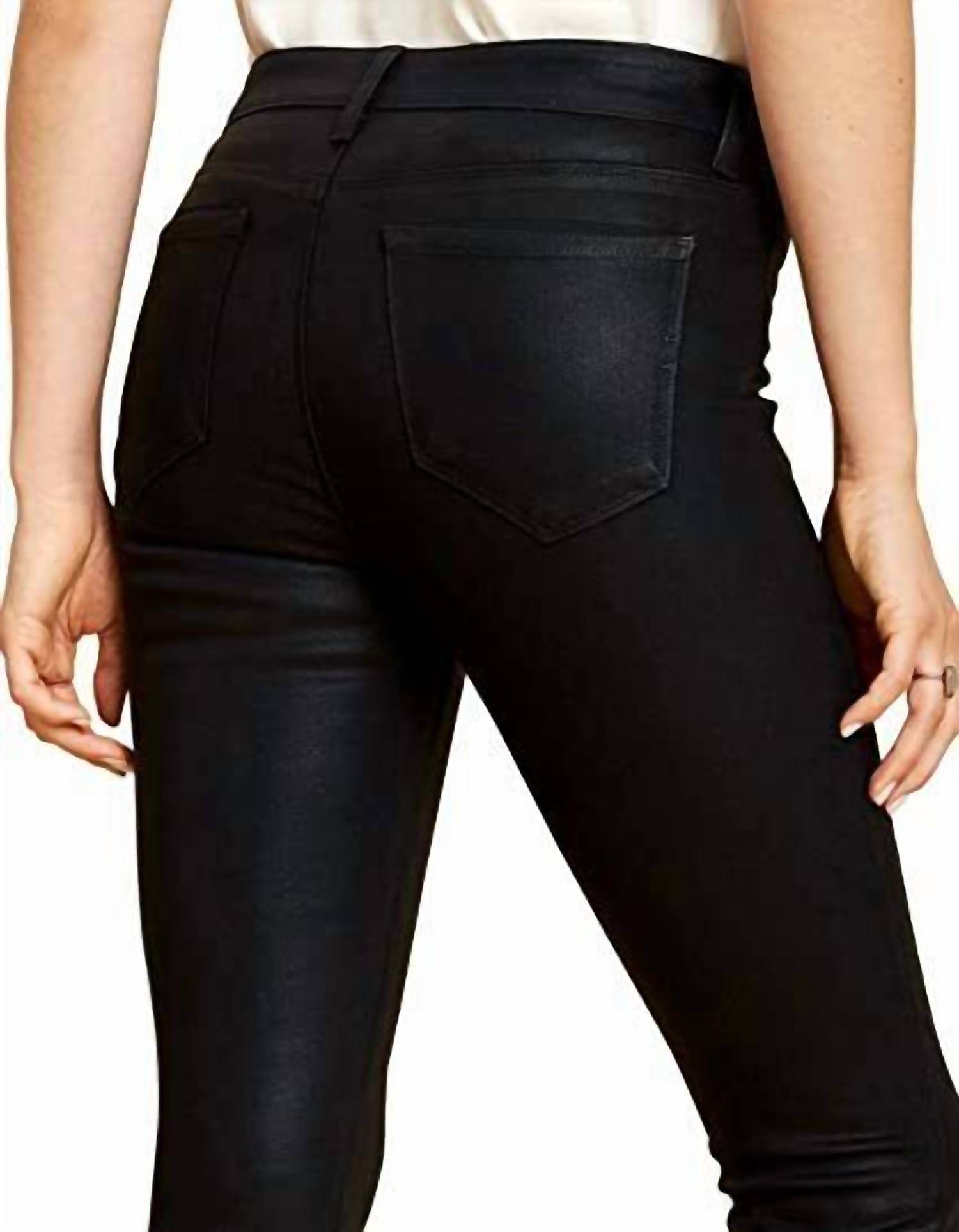 Genetic - Bobby Iris High Rise Stretch Coated Jeans - Rack Hunt -