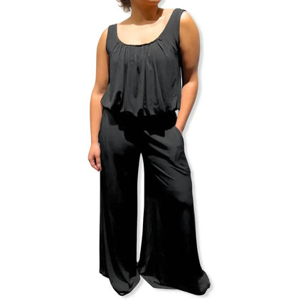 Alyssa Thomas - Scoop Neck Tank Jumpsuit - Rack Hunt