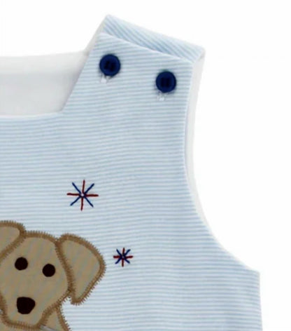 Boy's Knit Infant Bubble Romper
