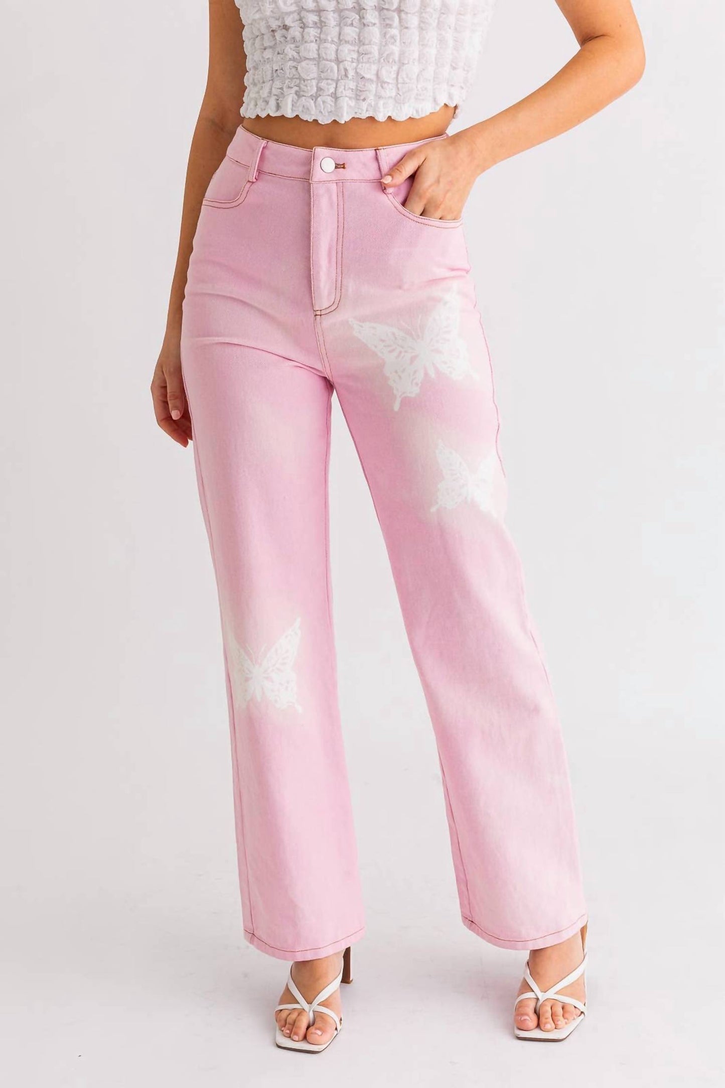 High Waist Butterfly Pant