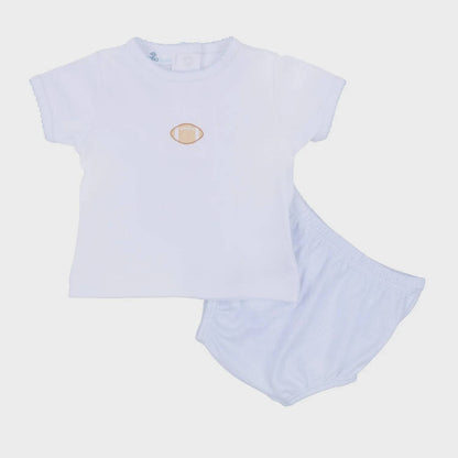 Boy's Touchdown Cutie Diaper Set