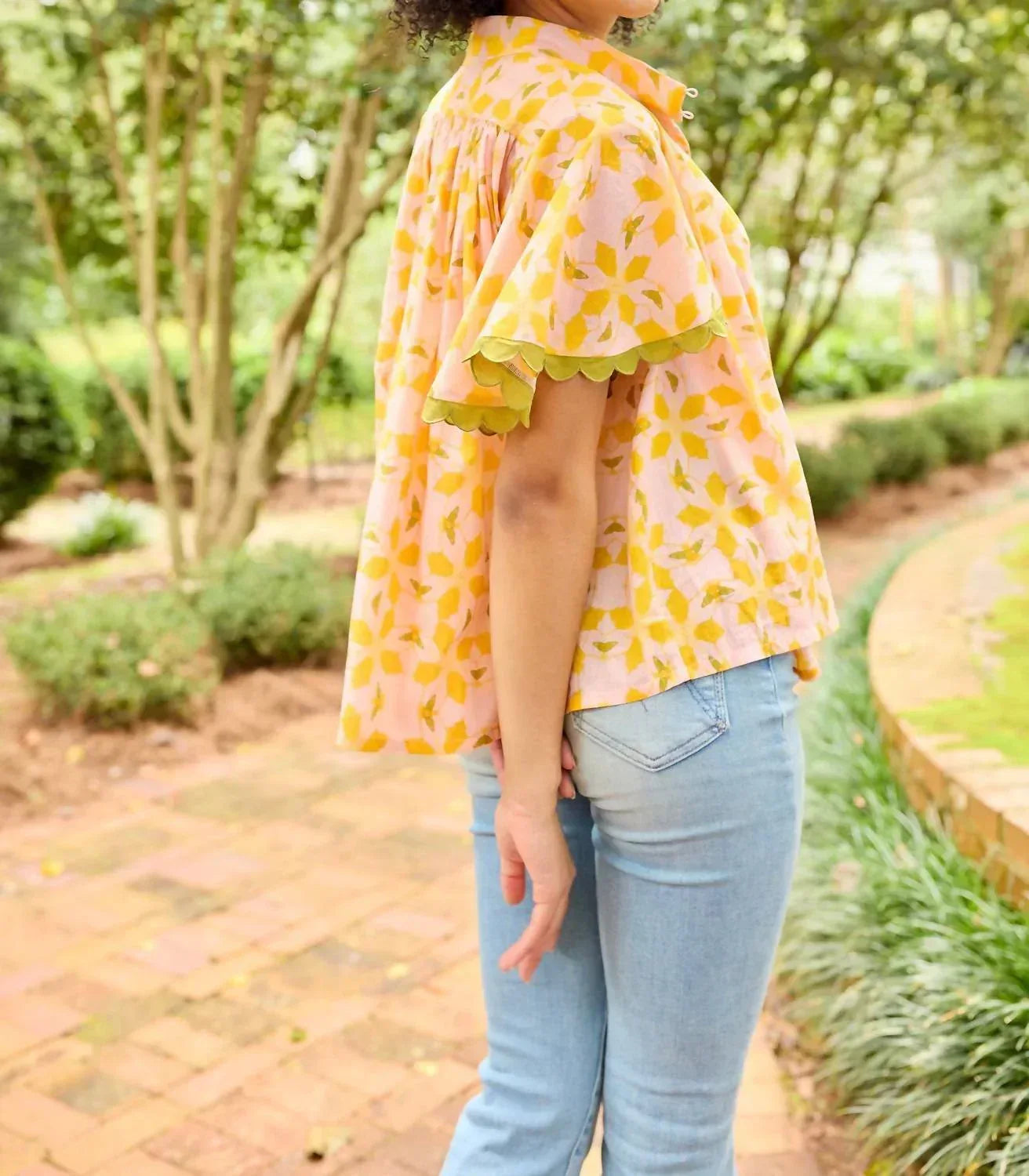 BROOKS AVENUE - Parham Button Front Blouse - Rack Hunt
