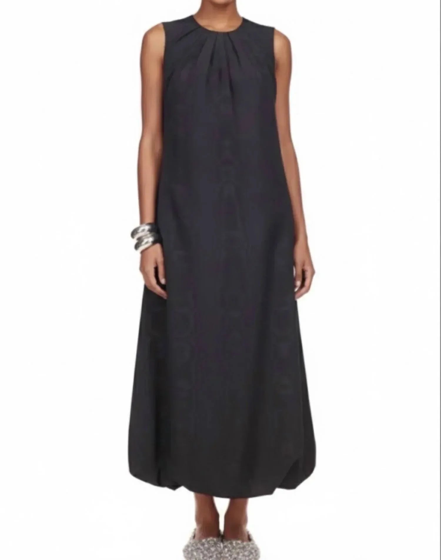 Marina Moscone - Bubble Sheath Midi Dress - Rack Hunt