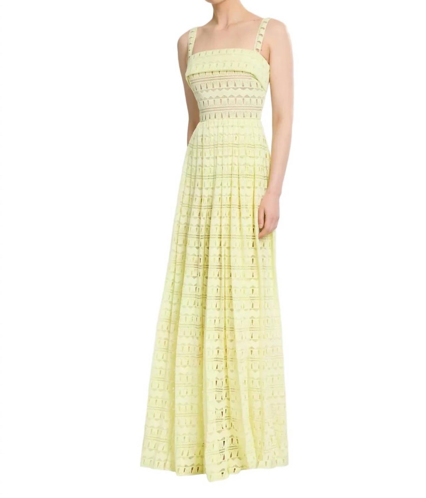 Macrame long dress