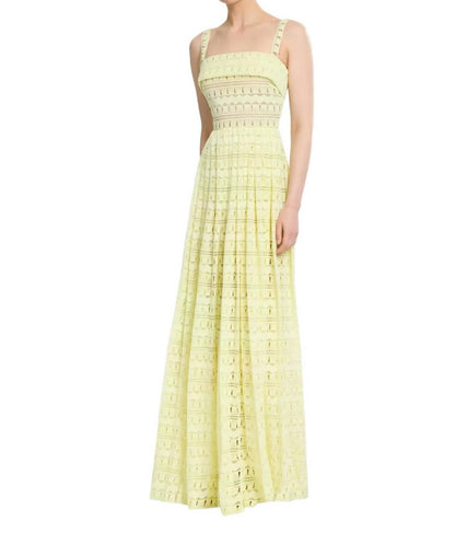Macrame long dress